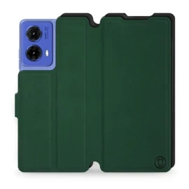Phone Case Motorola Moto G85 5G - Design Green with Black