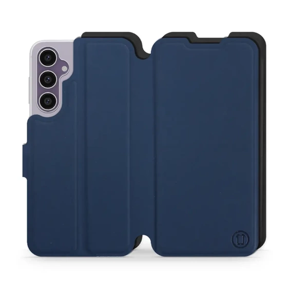 Hülle für Samsung Galaxy S23 FE - Farbe Marine mit Schwarz