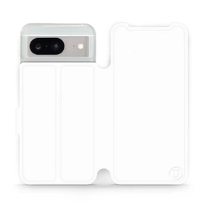 Phone Case Google Pixel 8 - Design White&Orange