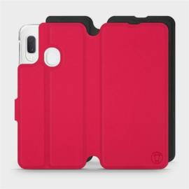 Hülle für Samsung Galaxy A20e - Farbe Rot mit Schwarz