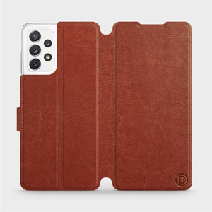 Etui do Samsung Galaxy A72 - wzór Brown&Orange