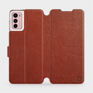 Phone Case Motorola Moto G42 - Design Brown&Orange