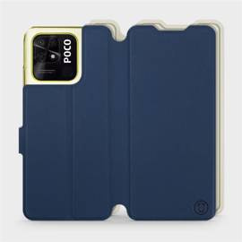 Phone Case Xiaomi POCO C40 - Design Navy with Platinum