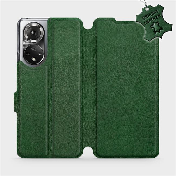 Phone Case Huawei Honor 50 - Design Green Leather