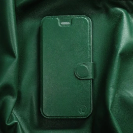 Phone Case Huawei X5c Plus - Design Green Leather