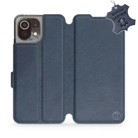 Phone Case Xiaomi 11 Lite 5G NE - Design Blue Leather
