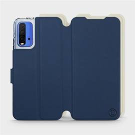 Phone Case Xiaomi Redmi 9T - Design Navy with Platinum