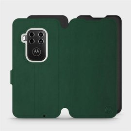 Phone Case Motorola One Zoom - Design Green with Black