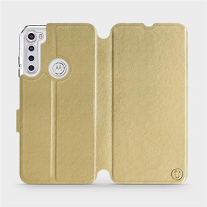 Phone Case Motorola One Fusion Plus - Design Gold&Orange