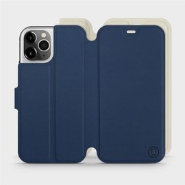 Phone Case Apple iPhone 12 Pro - Design Navy with Platinum