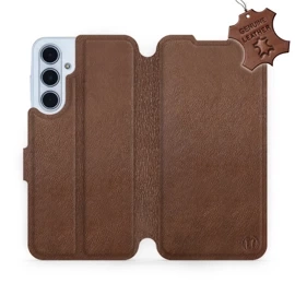 Phone Case Samsung Galaxy M35 5G - Design Brown Leather