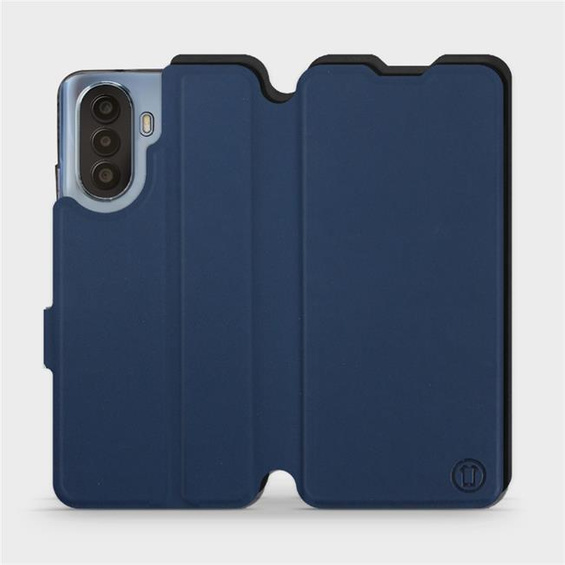 Hülle für Huawei Nova Y70 - Farbe Marine mit Schwarz