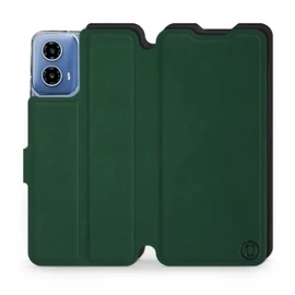 Phone Case Motorola Moto G34 5G - Design Green with Black