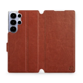 Phone Case Samsung Galaxy S25 Ultra - Design Brown&Orange