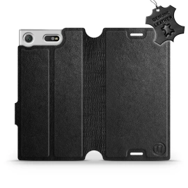 Phone Case Sony Xperia XZ1 Compact - Design Black Leather