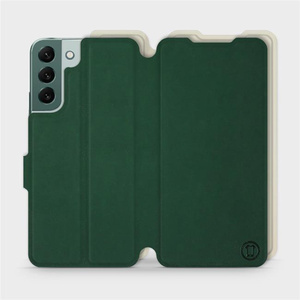 Phone Case Samsung Galaxy S22 Plus - Design Green with Platinum