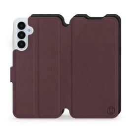 Phone Case Samsung Galaxy A25 5G - Design Burgundy with Black