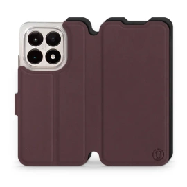 Phone Case Xiaomi 15T - Design Burgundy with Black