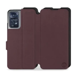 Phone Case Xiaomi Redmi Note 12 Pro 4G - Design Burgundy with Black