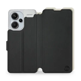 Hülle für Xiaomi Redmi Note 13 PRO Plus - Farbe Schwarz mit Platin