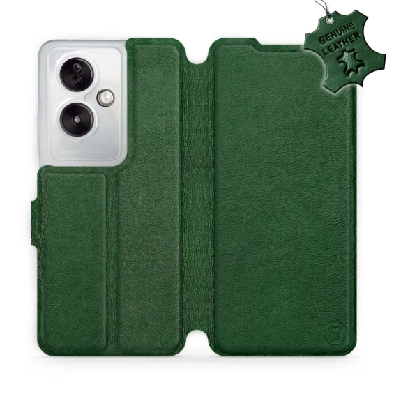 Phone Case OPPO A79 5G - Design Green Leather