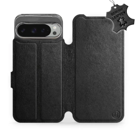 Phone Case Google Pixel 9 Pro XL - Design Black Leather
