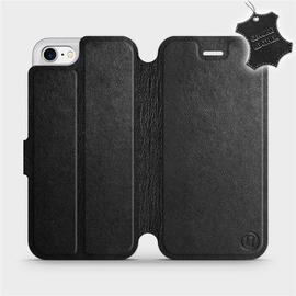 Phone Case Apple iPhone 7 - Design Black Leather