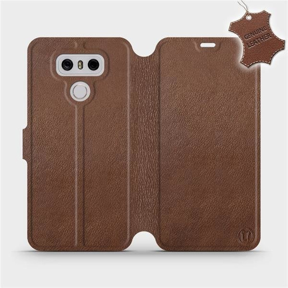 Phone Case LG G6 - Design Brown Leather