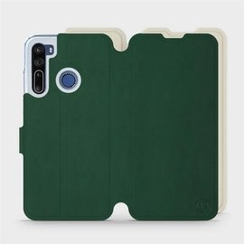 Phone Case HTC Desire 20 Pro - Design Green with Platinum