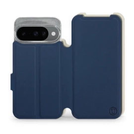 Phone Case Google Pixel 10 - Design Navy with Platinum