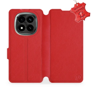 Phone Case Xiaomi Redmi Note 14 Pro Plus 5G - Design Red Leather