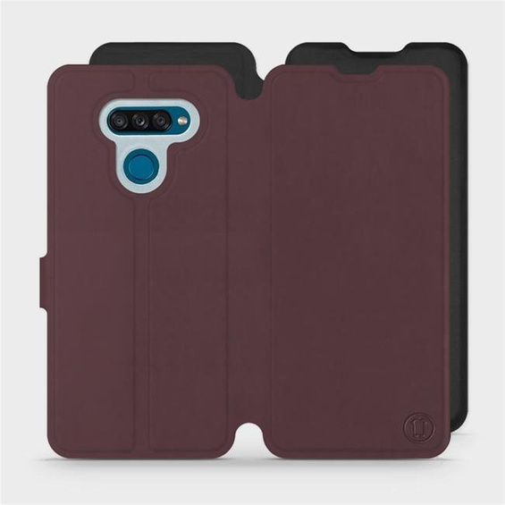 Phone Case LG K50S - Design Burgundy with Black