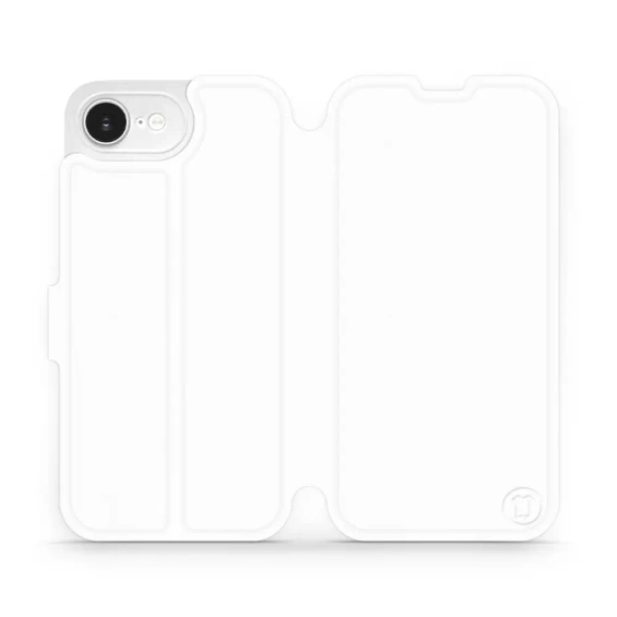 Phone Case Apple iPhone 16e - Design White&Orange
