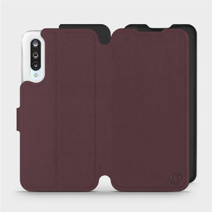Phone Case Xiaomi Mi 9 Lite - Design Burgundy with Black