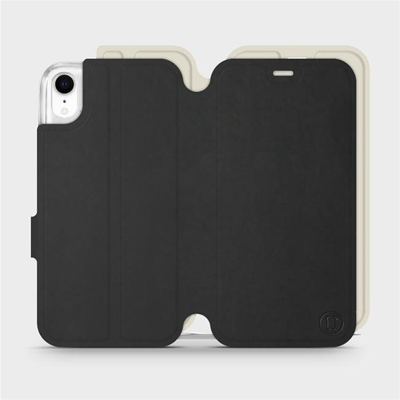 Phone Case Apple iPhone XR - Design Black with Platinum