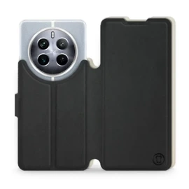 Phone Case Realme 12 Pro Plus 5G - Design Black with Platinum