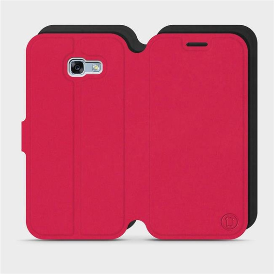 Hülle für Samsung Galaxy A5 2017 - Farbe Rot mit Schwarz