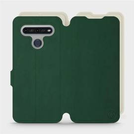 Phone Case LG K61 - Design Green with Platinum