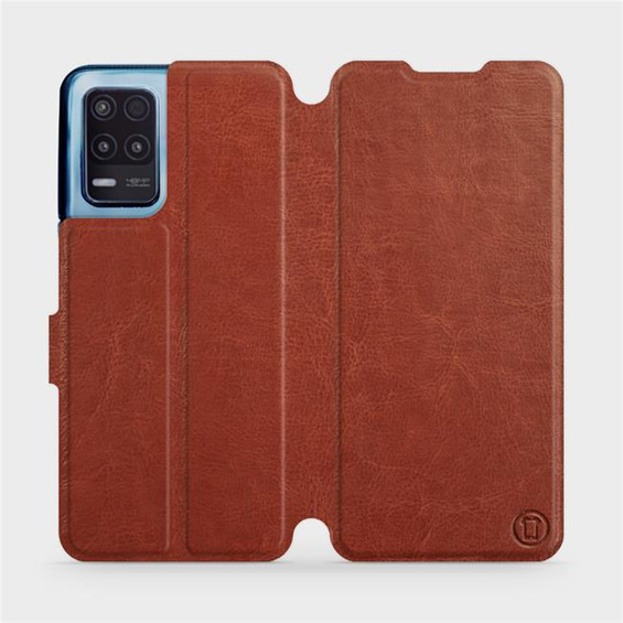Phone Case Realme 8 5G - Design Brown&Orange