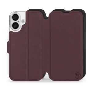 Phone Case Apple iPhone 16 - Design Burgundy with Black
