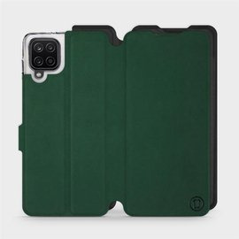 Phone Case Samsung Galaxy A12 - Design Green with Black