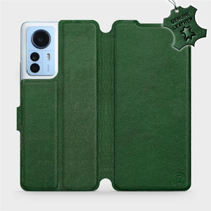 Phone Case Xiaomi 12 Pro - Design Green Leather