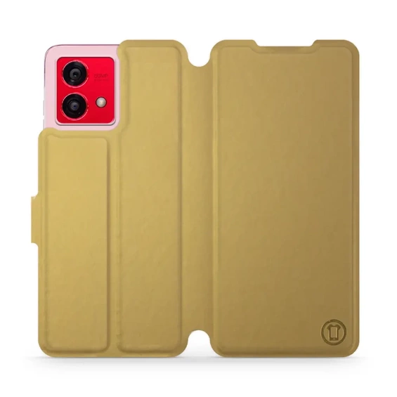 Etui do Motorola Moto G84 - wzór Gold&Gray