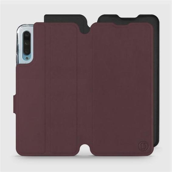 Phone Case Huawei P Smart Pro - Design Burgundy with Black