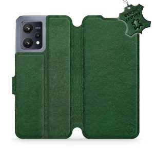 Phone Case Realme 9 - Design Green Leather
