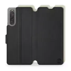 Phone Case Sony Xperia 10 V - Design Black with Platinum