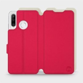 Phone Case Huawei P30 Lite - Design Red with Platinum