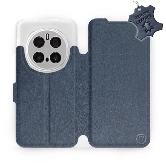 Phone Case Huawei Honor Magic7 Pro 5G - Design Blue Leather