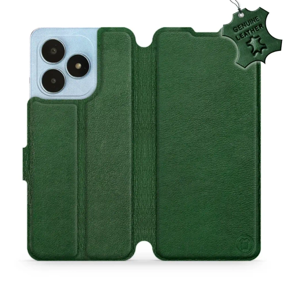 Phone Case Realme Note 50 - Design Green Leather