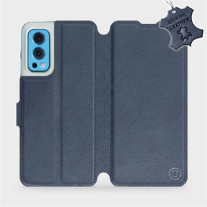 Phone Case OnePlus Nord 2 5G - Design Blue Leather